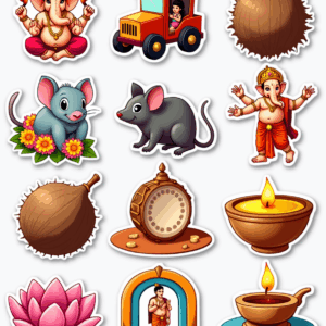 Festive India - Sticker Sheet v21